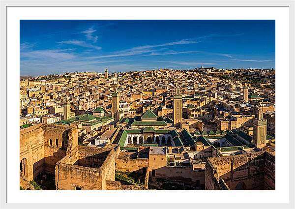 Fez Medina From Merenid Tombs
