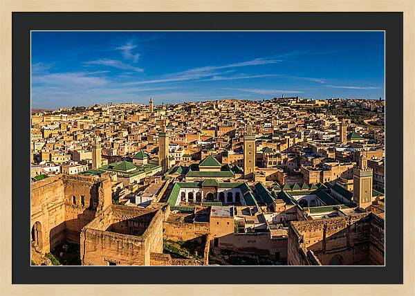 Fez Medina From Merenid Tombs