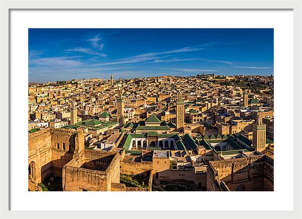 Fez Medina From Merenid Tombs