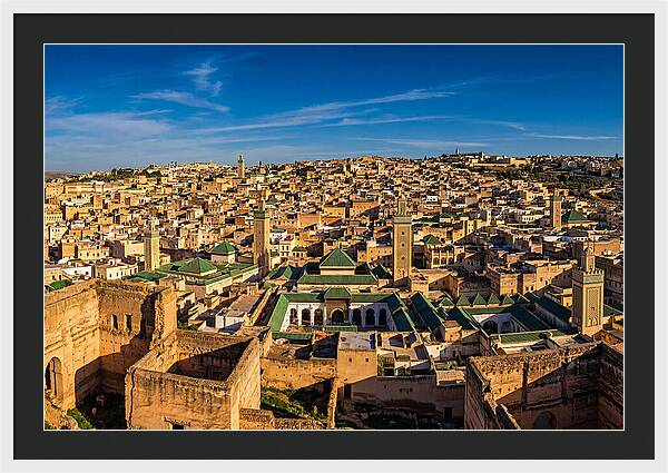 Fez Medina From Merenid Tombs