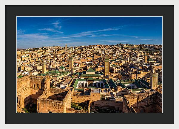 Fez Medina From Merenid Tombs