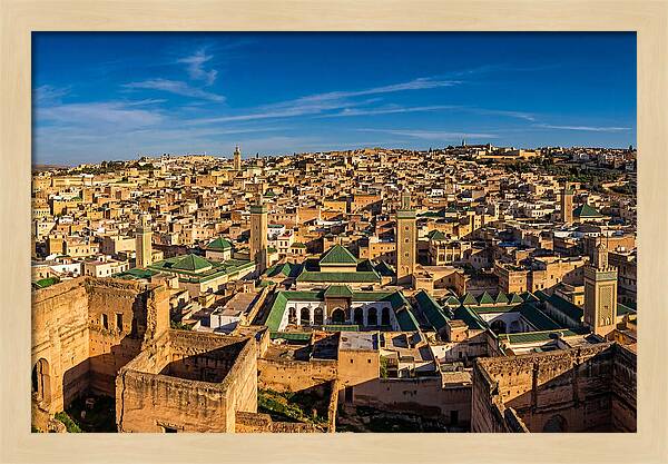 Fez Medina From Merenid Tombs
