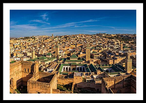 Fez Medina From Merenid Tombs