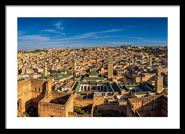 Fez Medina From Merenid Tombs