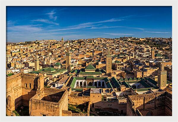 Fez Medina From Merenid Tombs