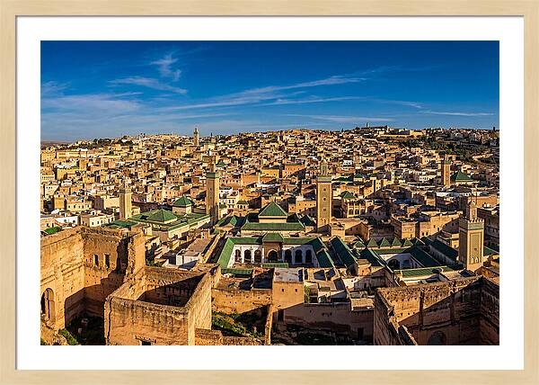 Fez Medina From Merenid Tombs