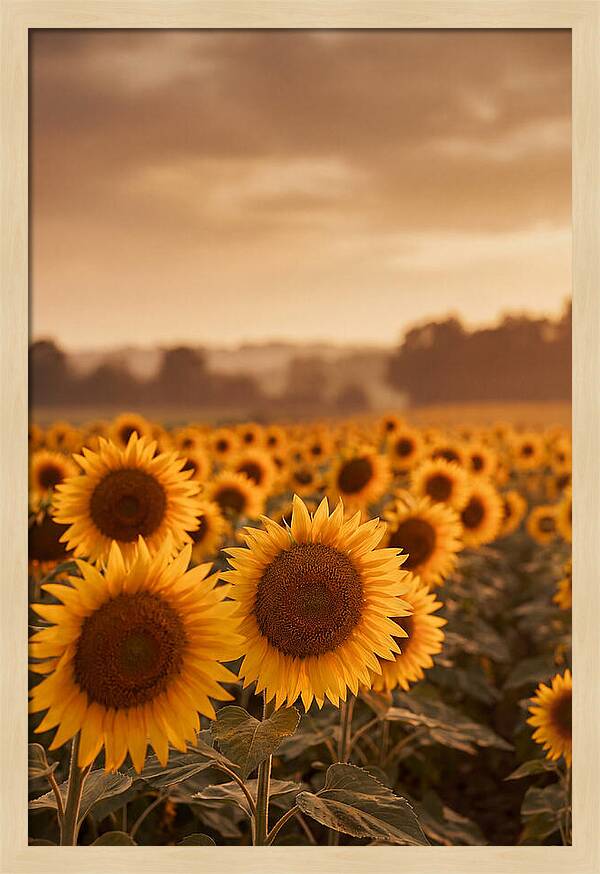 Field Of Golden Sunflowers