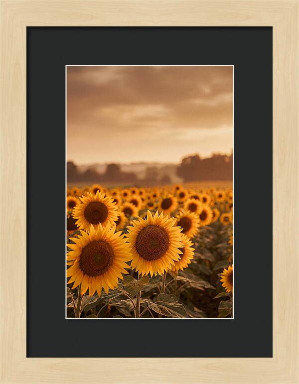 Field Of Golden Sunflowers