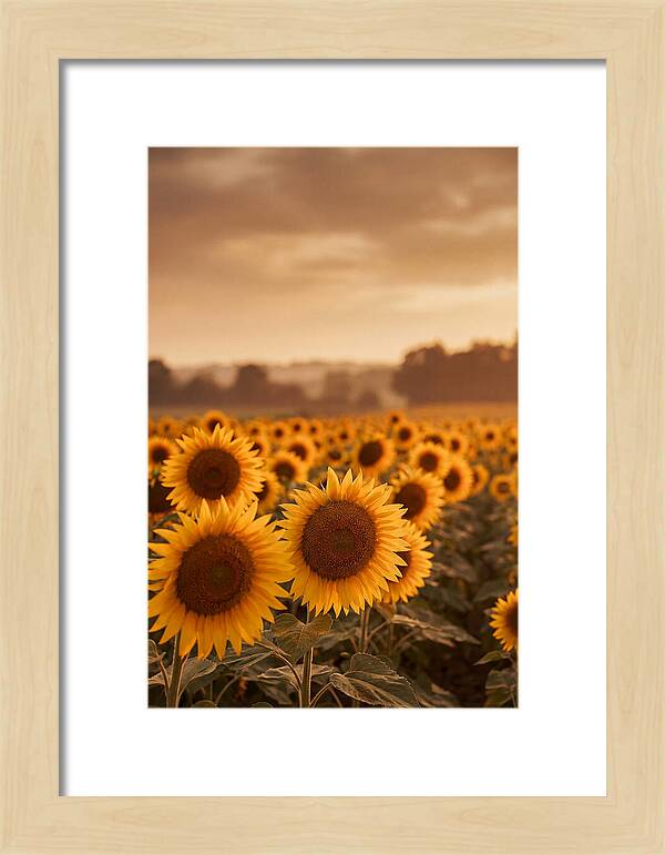 Field Of Golden Sunflowers