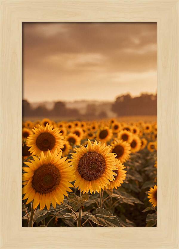 Field Of Golden Sunflowers
