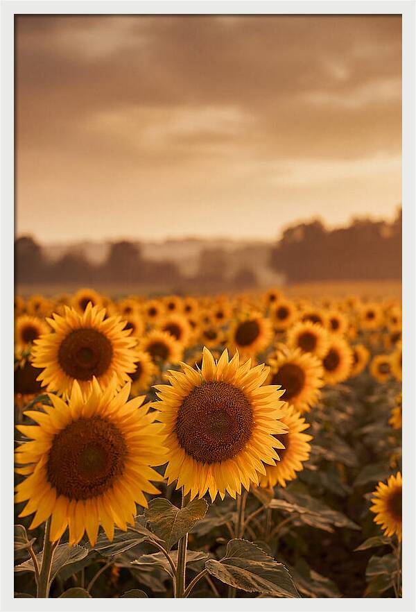 Field Of Golden Sunflowers