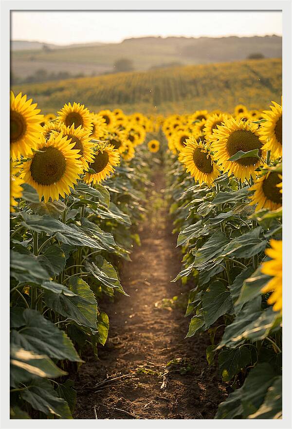 Field Of Radiant Sunflowers