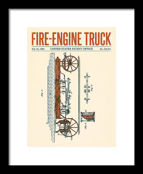 Fire Engine Truck Retro Patent Us224911