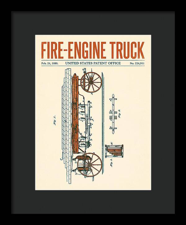 Fire Engine Truck Retro Patent Us224911
