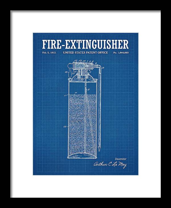 Fire Extinguisher Blueprint Patent Us1044668