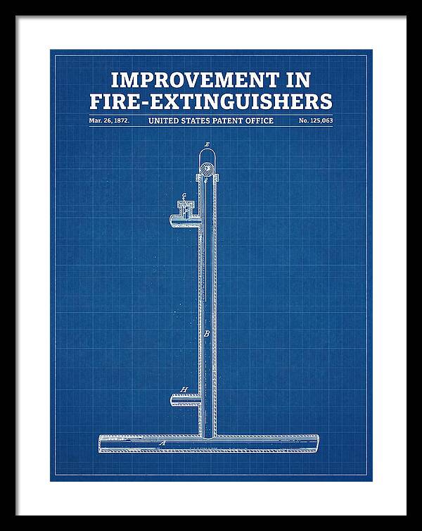 Fire Extinguisher Blueprint Patent Us125063