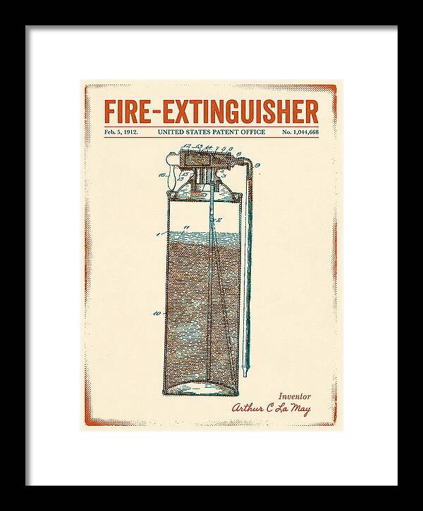 Fire Extinguisher Retro Patent Us1044668