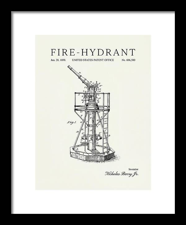 Fire Hydrant Minimalist Patent Us606500
