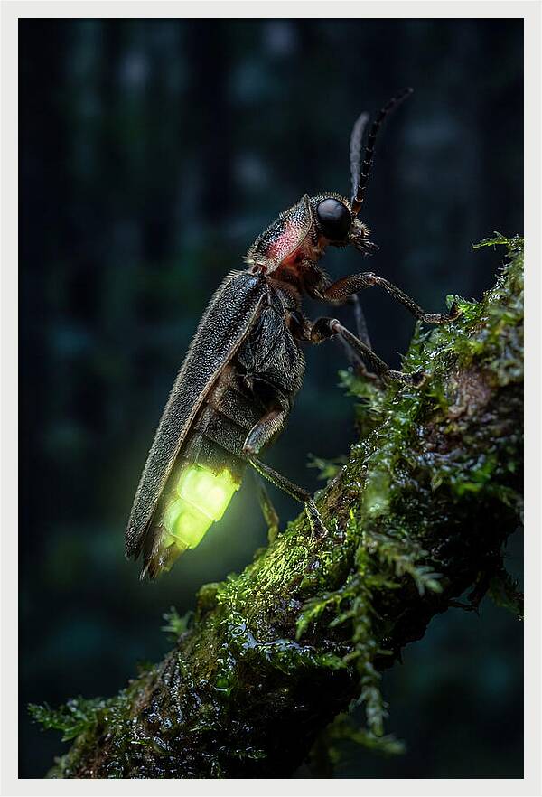 Firefly Illuminating The Night