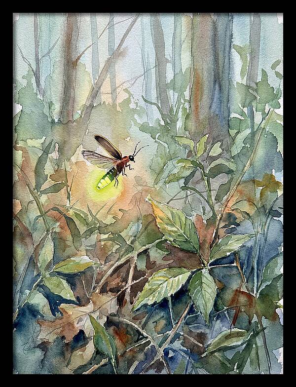Firefly Illuminating The Night