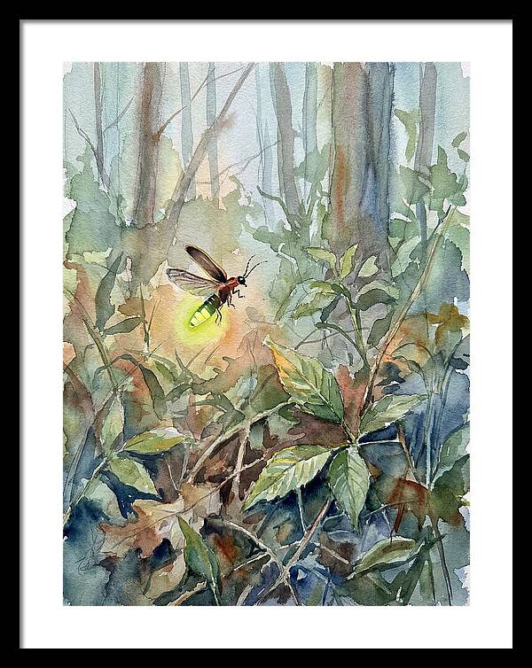 Firefly Illuminating The Night