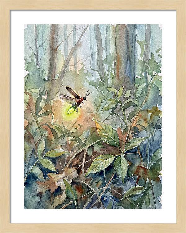 Firefly Illuminating The Night
