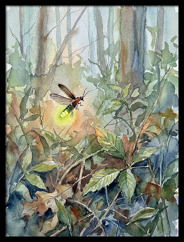 Firefly Illuminating The Night