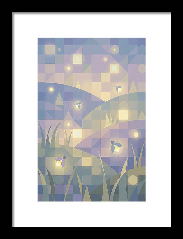 Firefly Meadow At Summer Twilight