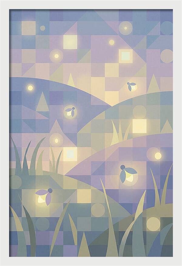Firefly Meadow At Summer Twilight