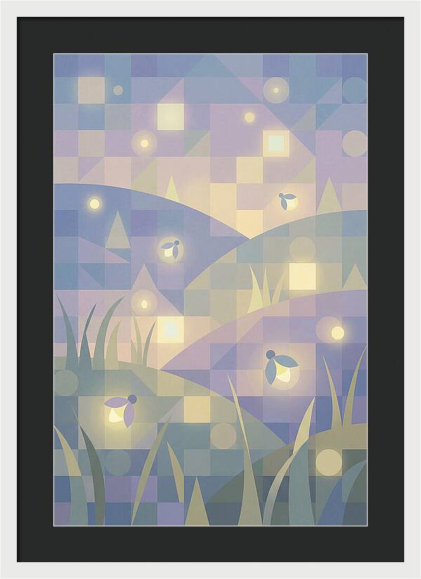 Firefly Meadow At Summer Twilight