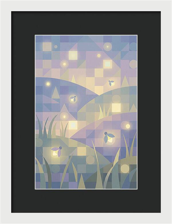 Firefly Meadow At Summer Twilight