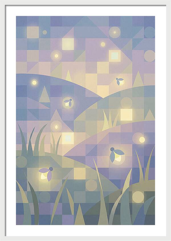 Firefly Meadow At Summer Twilight
