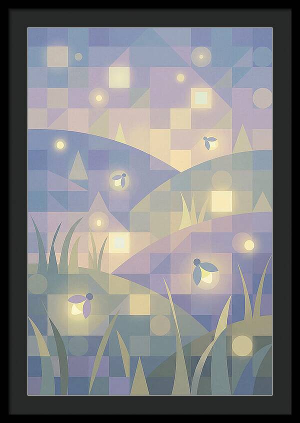 Firefly Meadow At Summer Twilight