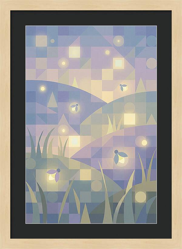 Firefly Meadow At Summer Twilight