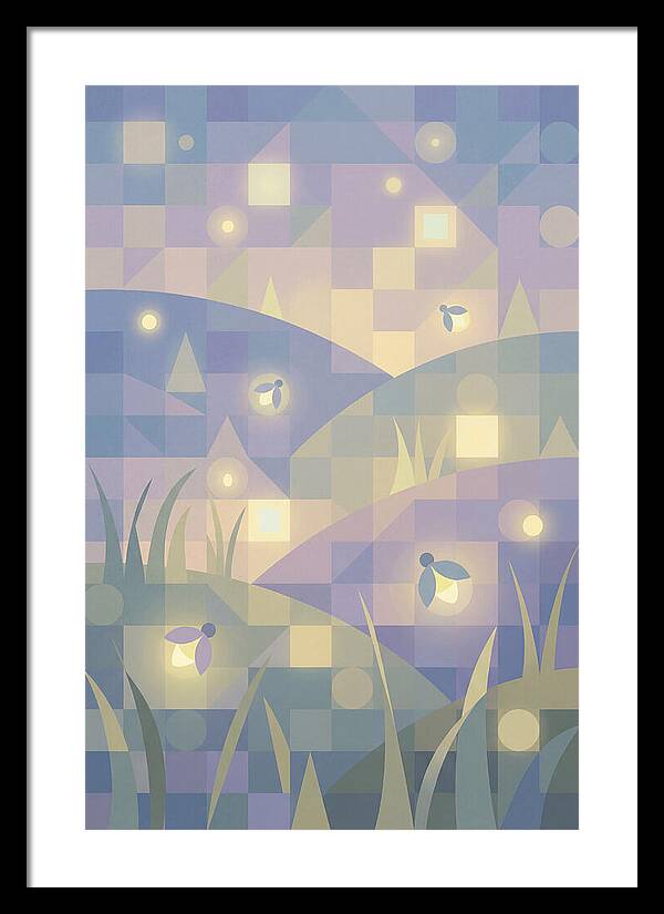 Firefly Meadow At Summer Twilight