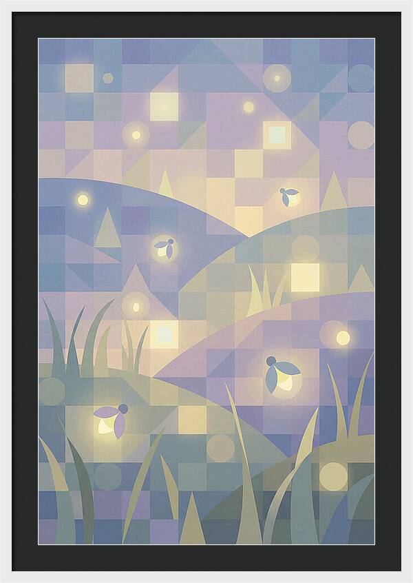 Firefly Meadow At Summer Twilight