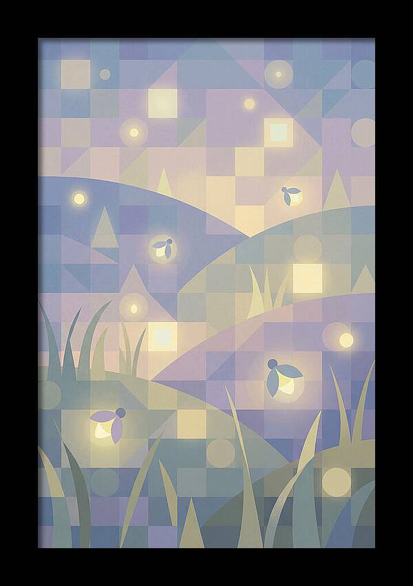 Firefly Meadow At Summer Twilight