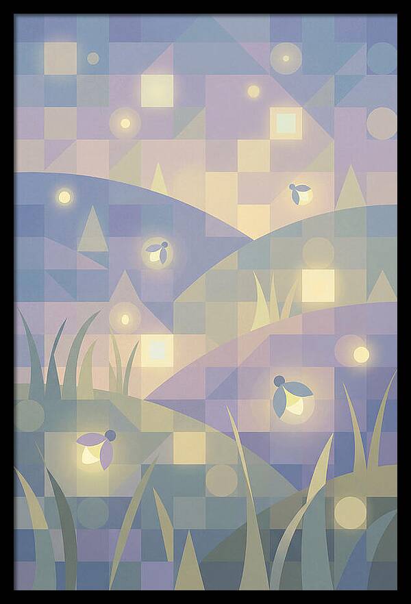 Firefly Meadow At Summer Twilight