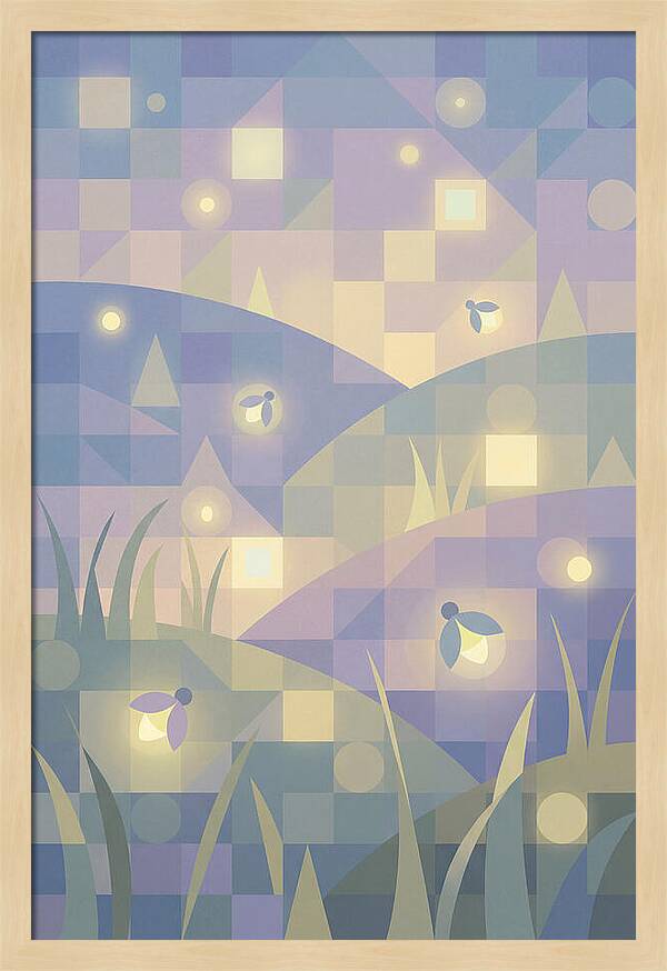 Firefly Meadow At Summer Twilight