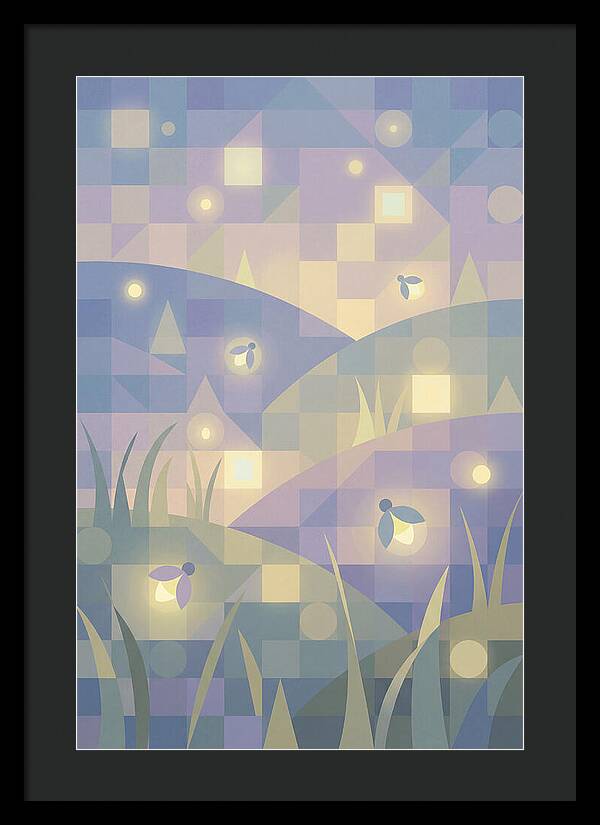 Firefly Meadow At Summer Twilight