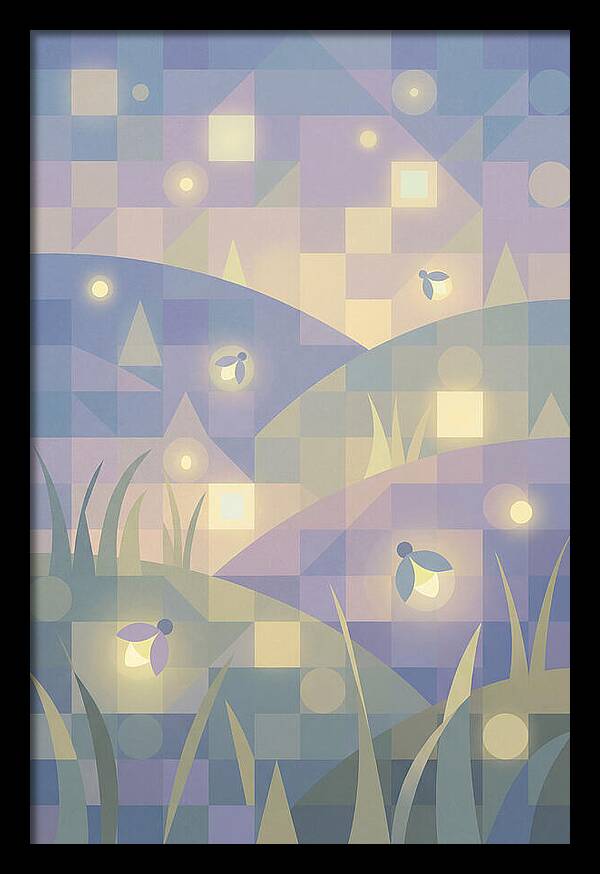 Firefly Meadow At Summer Twilight