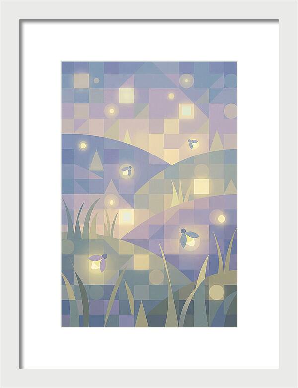 Firefly Meadow At Summer Twilight