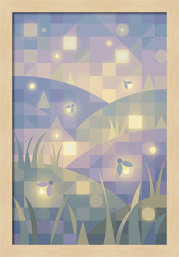 Firefly Meadow At Summer Twilight