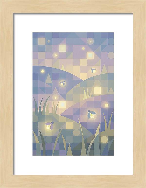 Firefly Meadow At Summer Twilight