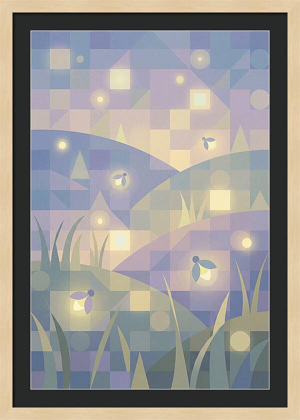 Firefly Meadow At Summer Twilight