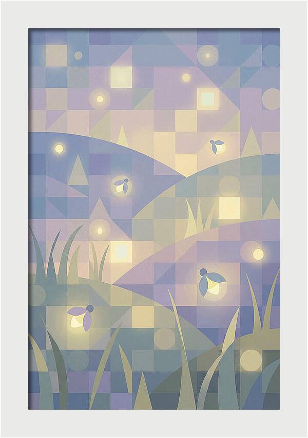 Firefly Meadow At Summer Twilight
