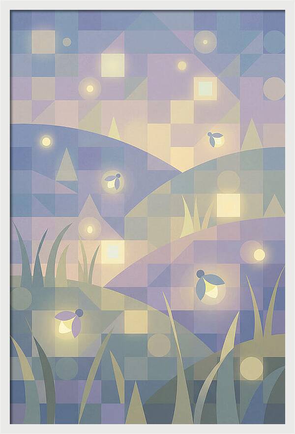 Firefly Meadow At Summer Twilight