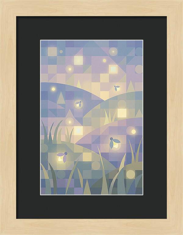 Firefly Meadow At Summer Twilight