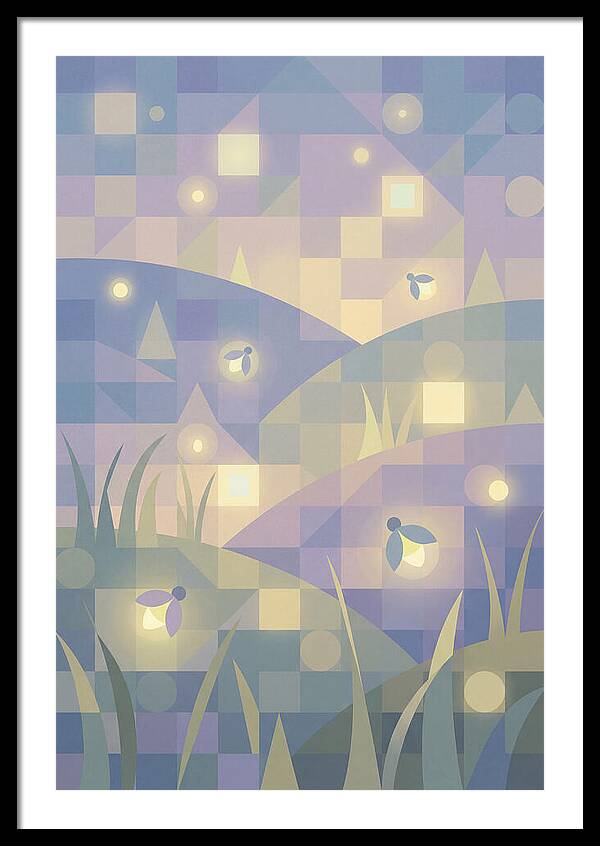Firefly Meadow At Summer Twilight