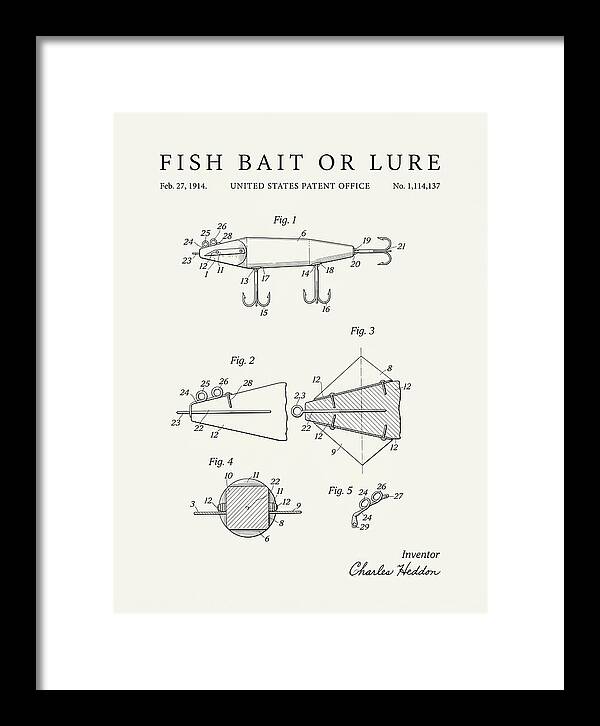 Fish Bait Or Lure Minimalist Patent Us1114137a